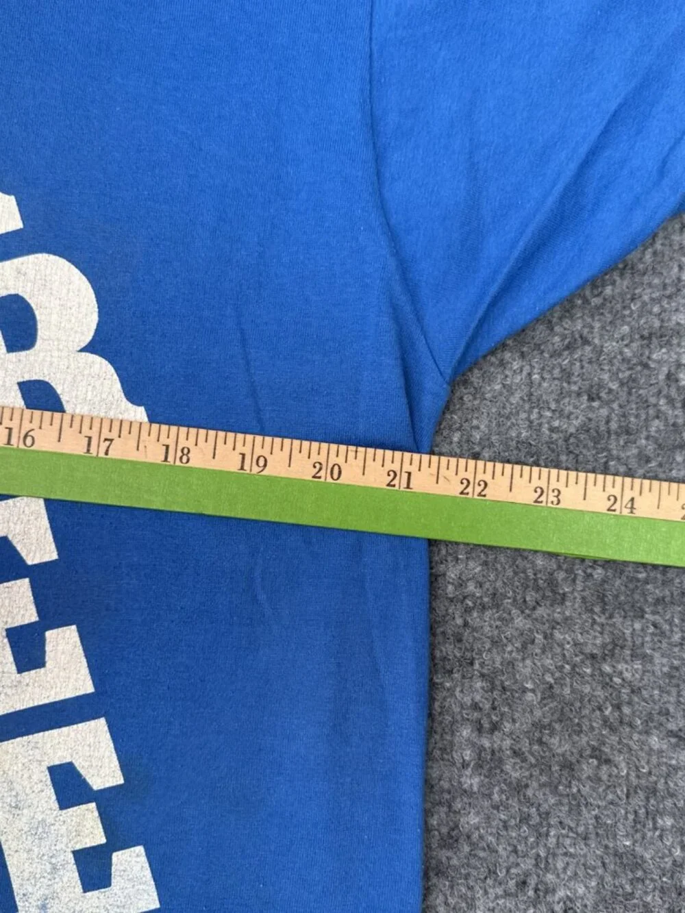 Vintage Champion 50/50 Cheerleader Graphic T-Shirt XL Royal Blue - Picture 7 of 9